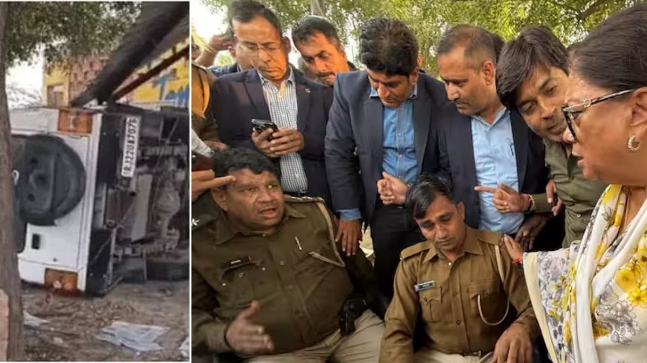 Vasundhara Raje Convoy Accident