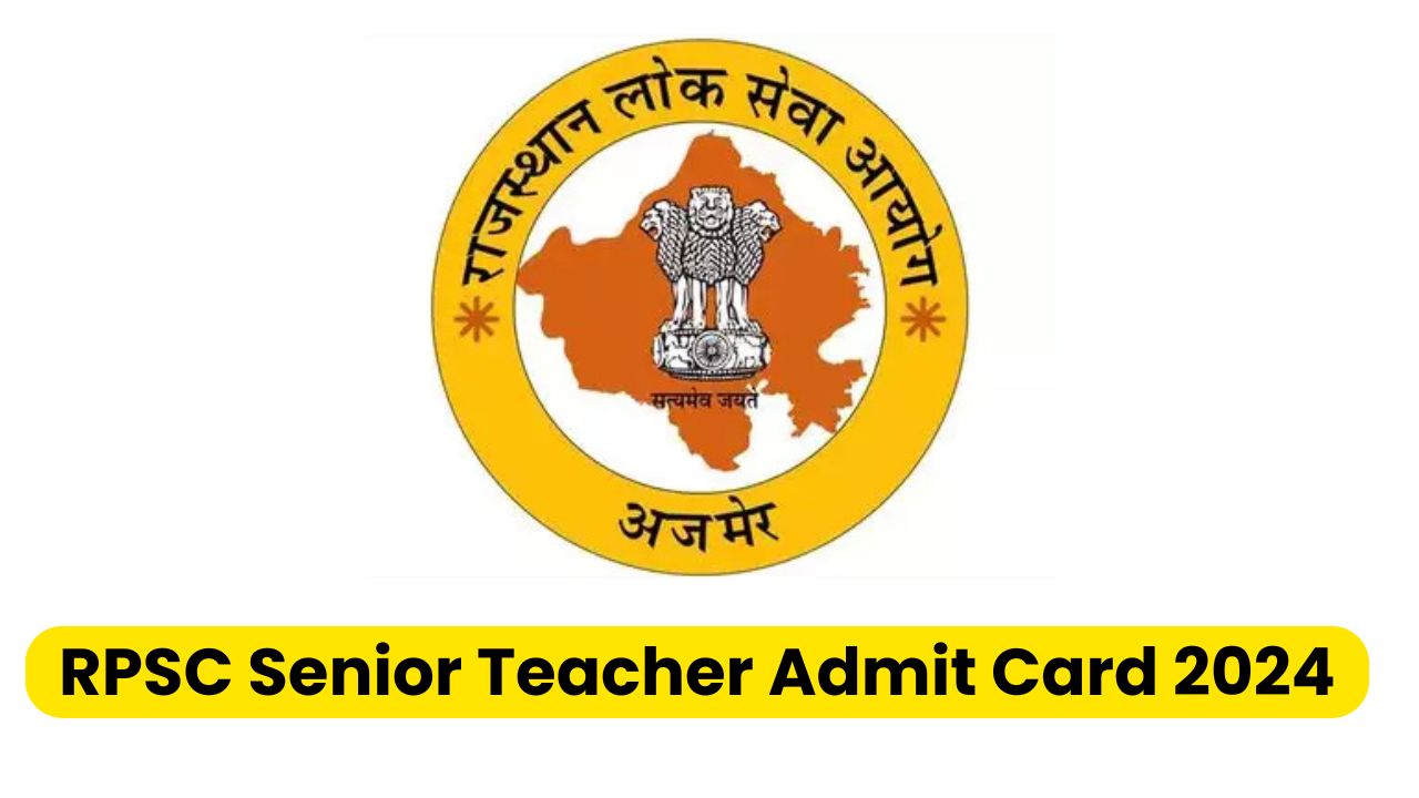 RPSC 2nd Grade Admit Card 2024